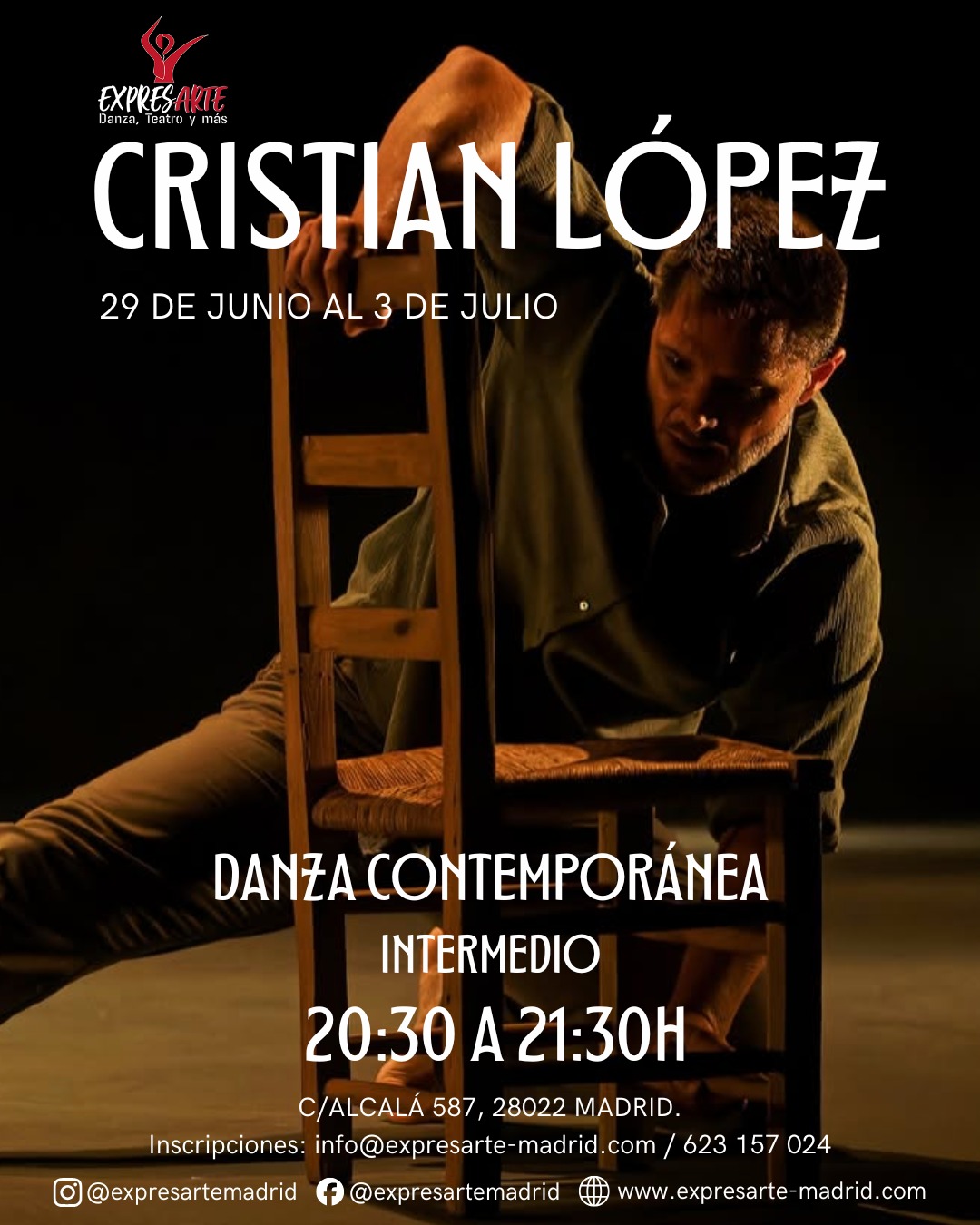 Cartel de Contemporáneo intermedio, Cristian López, verano 2026